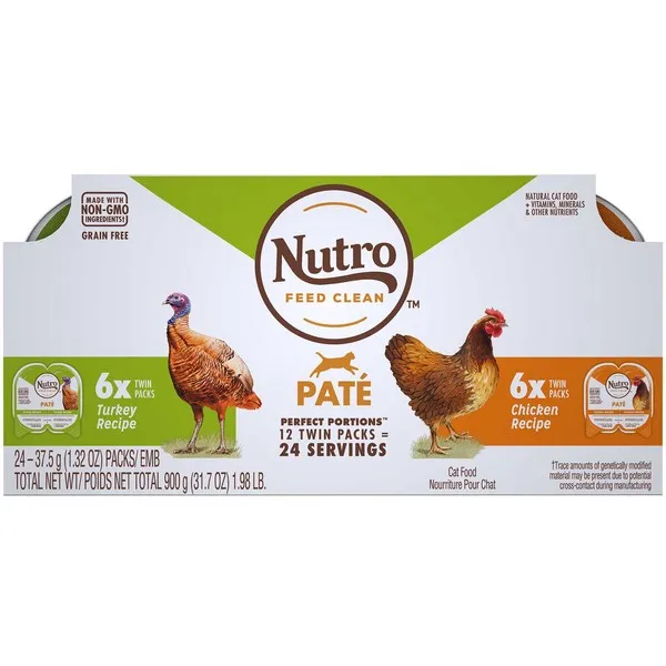 1ea 2/12Pk Nutro Perfect Portions Poultry Multi Pack - Food